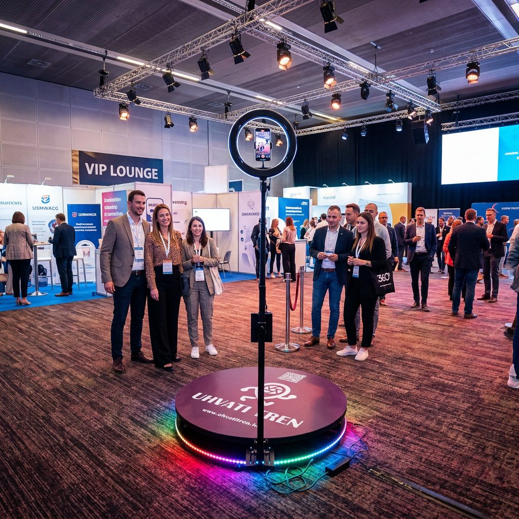 360 photo booth na korporativnom eventu u Zagrebu